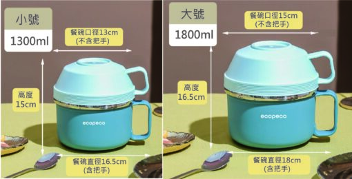 SGS檢驗合格 304不銹鋼防燙便當三件組 / 上班族便當盒 / 國小營養午餐碗：圖片 3